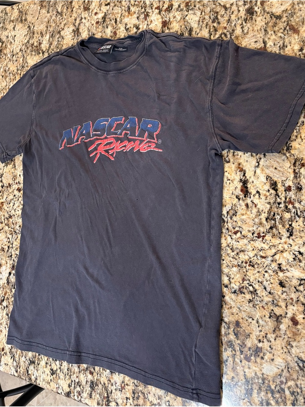 Nascar Black Short Sleeve Racing Logo Tee